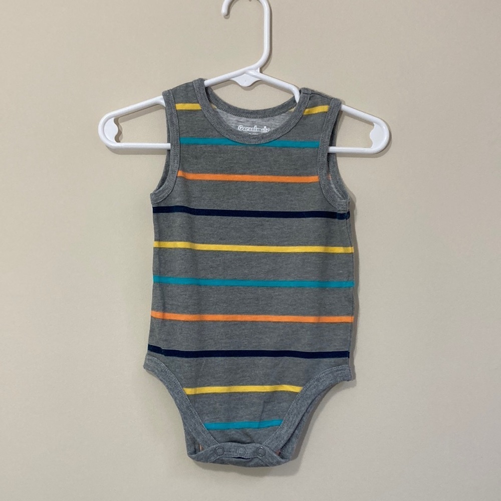 Garanimals Infant Boys Tank Top Onesie Size 6-9 months